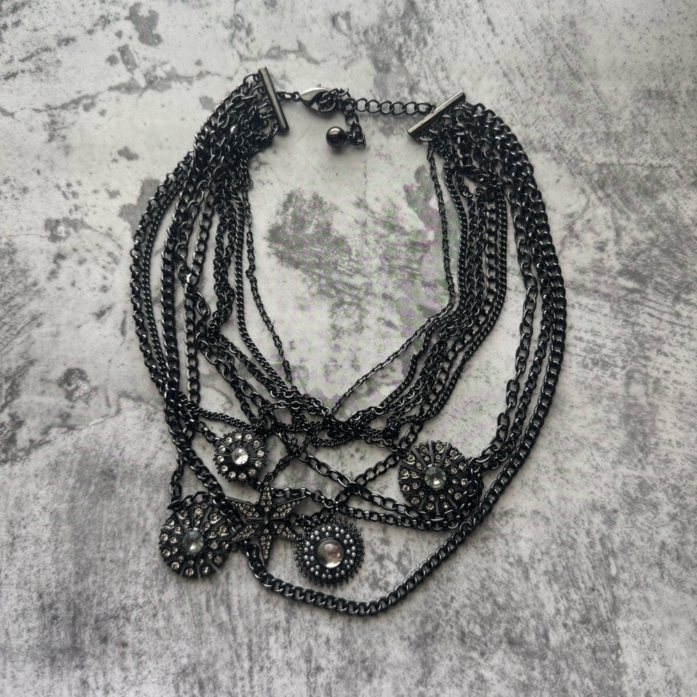 White House Black Market Black Necklace Elegant Jewelry